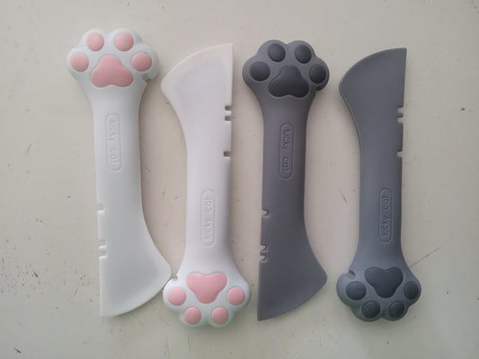 Dog And Cat Can Food Opener, 2 Colors White Gray, Silicone, NEW
