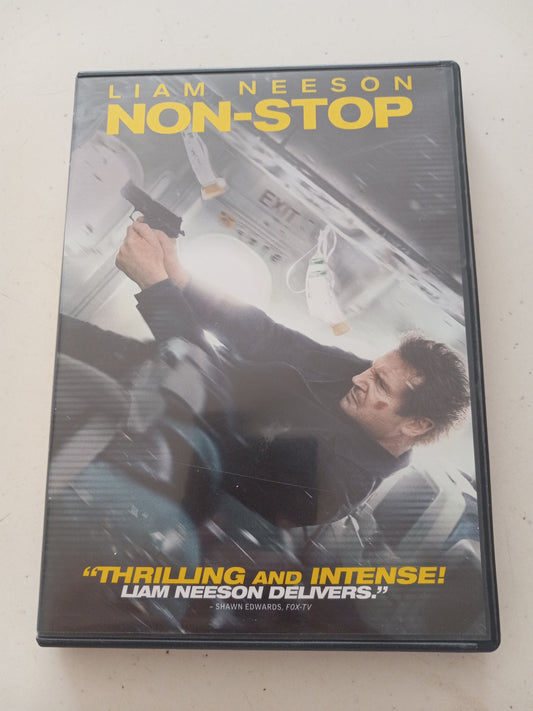 Non-Stop DVD Movie Liam Neeson Widescreen, Rated PG-13, NEW/USED