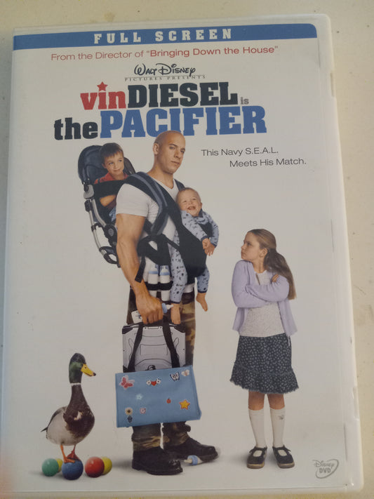 Vin Diesel Is The Pacifier, DVD Movie, Fullscreen, Rated PG, USED