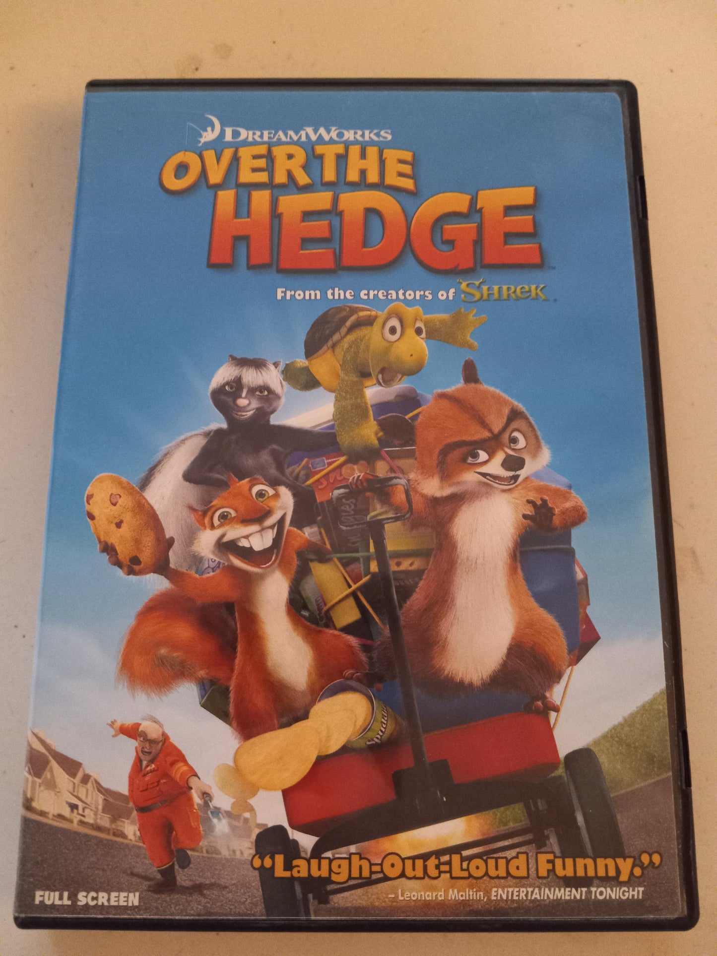 Over The Hedge, Dreamworks Animation DVD Movie, Widescreen/Fullscreen, Rated PG, USED
