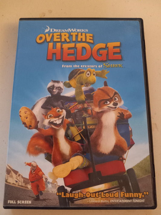 Over The Hedge, Dreamworks Animation DVD Movie, Widescreen/Fullscreen, Rated PG, USED
