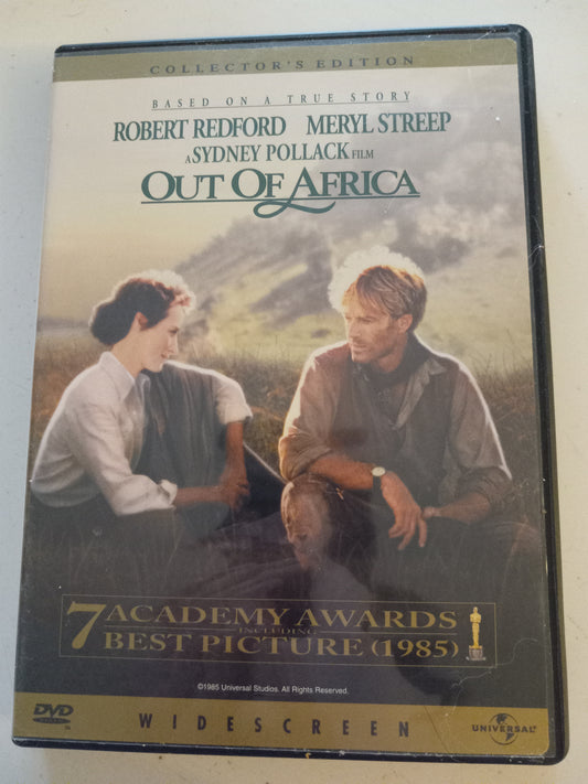 Out Of Africa, DVD Movie, Widescreen, Rated PG, USED