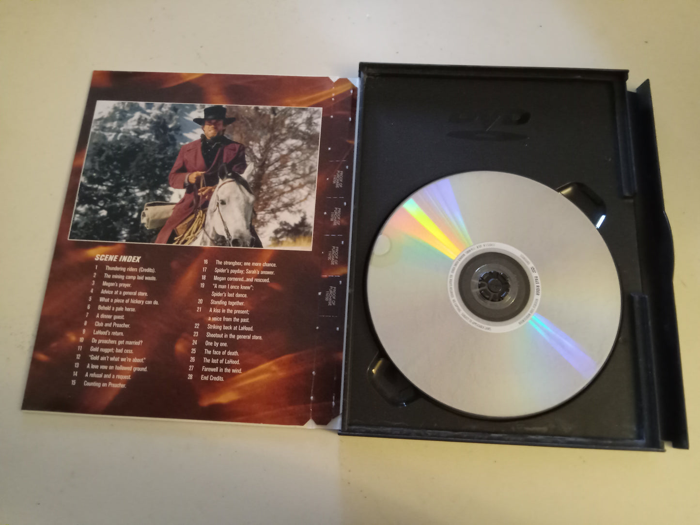 Pale Rider, DVD Movie, Rated R, Widescreen, USED