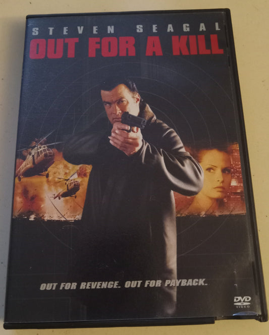 Out For A Kill, DVD Movie, Steven Seagal Rated R, Widescreen, USED