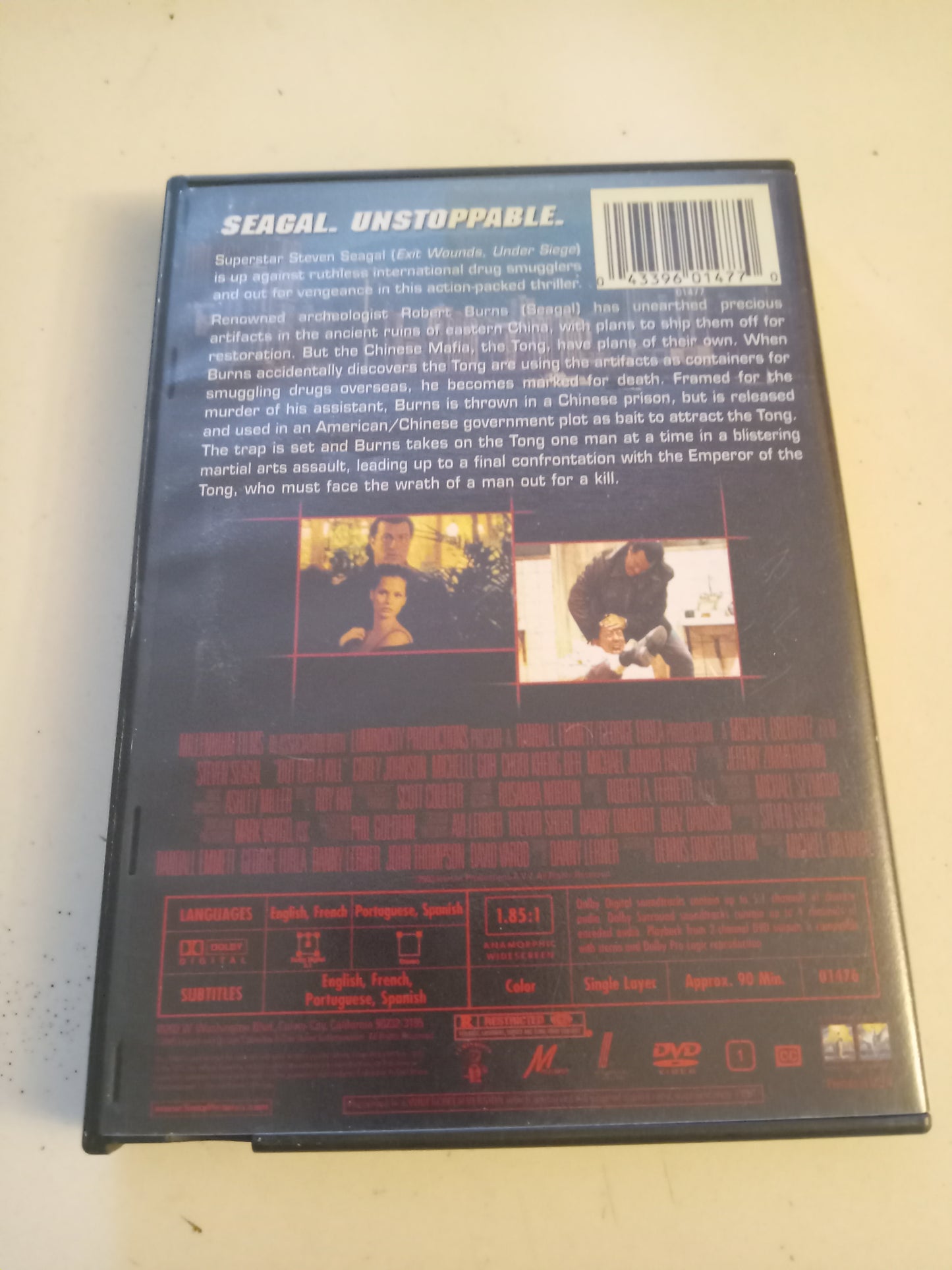Out For A Kill, DVD Movie, Steven Seagal Rated R, Widescreen, USED