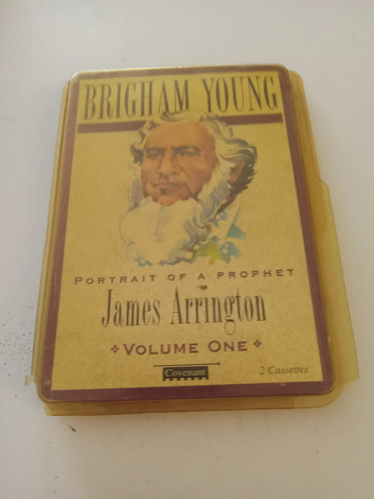 Brigham Young Portrait Of A Prophet Volume One, by James Arrington on  2 Cassette Tapes, Rare USED