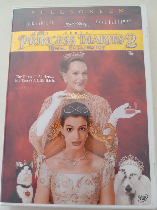 The Princess Diaries 2 Royal Engagement, DVD Movie, Fullscreen, Rated G, USED
