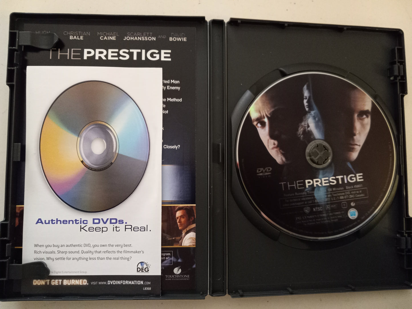 The Prestige, DVD Movie, Hugh Jackman Widescreen, Rated PG-13, NEW/USED
