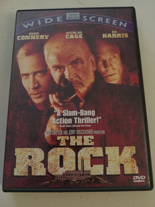 The Rock, DVD Movie, Sean Connery Widescreen, Rated R, USED