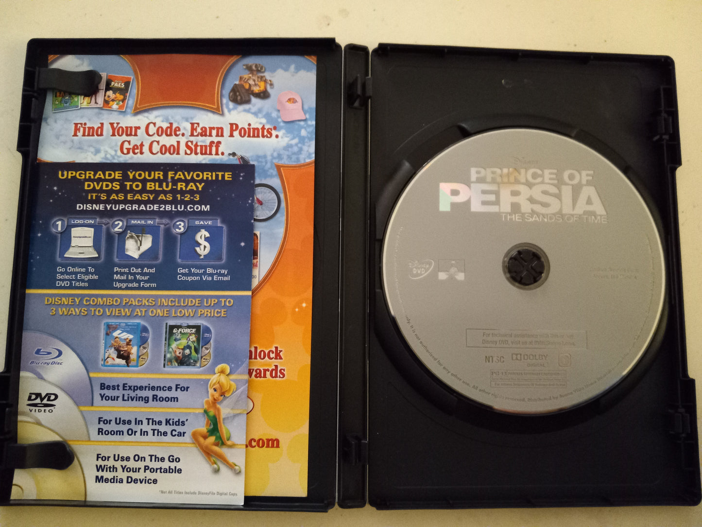 Prince Of Persia The Sands Of Time, DVD Movie, Jake Gyllenhaal Widescreen, Rated PG-13, USED