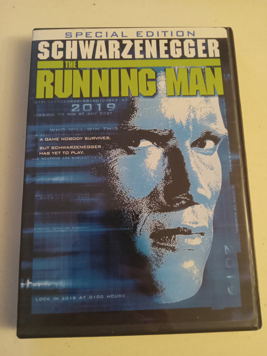 The Running Man, DVD Movie, Rated R, Widescreen 2 Disc Special Ed, USED