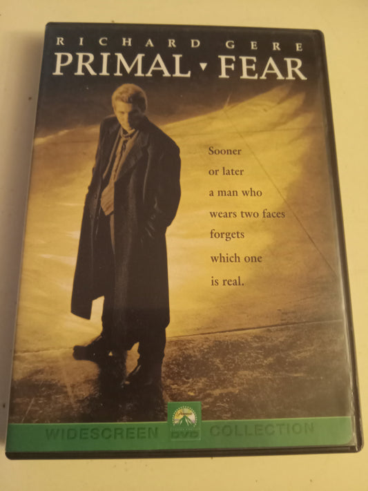 Primal Fear, DVD Movie, Rated R, Widescreen, USED