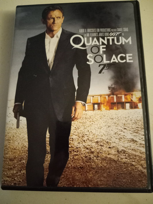 James Bond 007 in Quantum Of Solace, DVD Movie, Daniel Craig Widescreen, Rated PG-13, NEW/USED