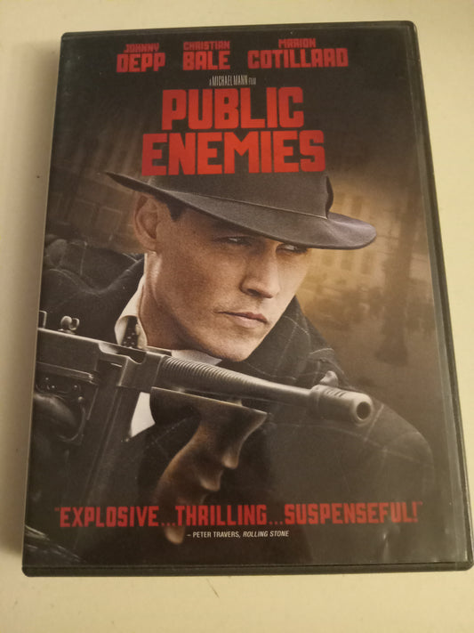 Public Enemies, DVD Movie, Rated R, Widescreen, USED