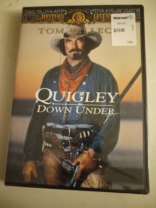 Quigley Down Under, DVD Movie, Widescreen, Rated PG-13, NEW