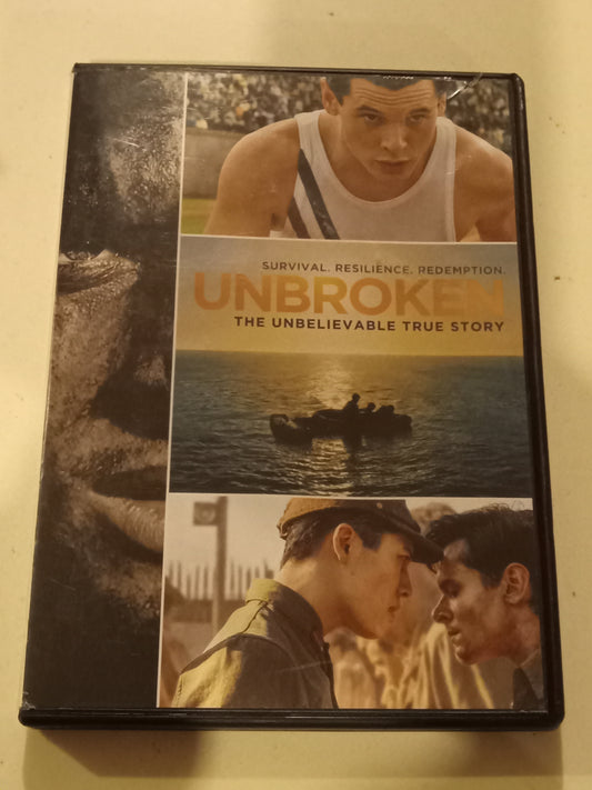 Unbroken, DVD Movie, Widescreen, Rated PG-13, USED