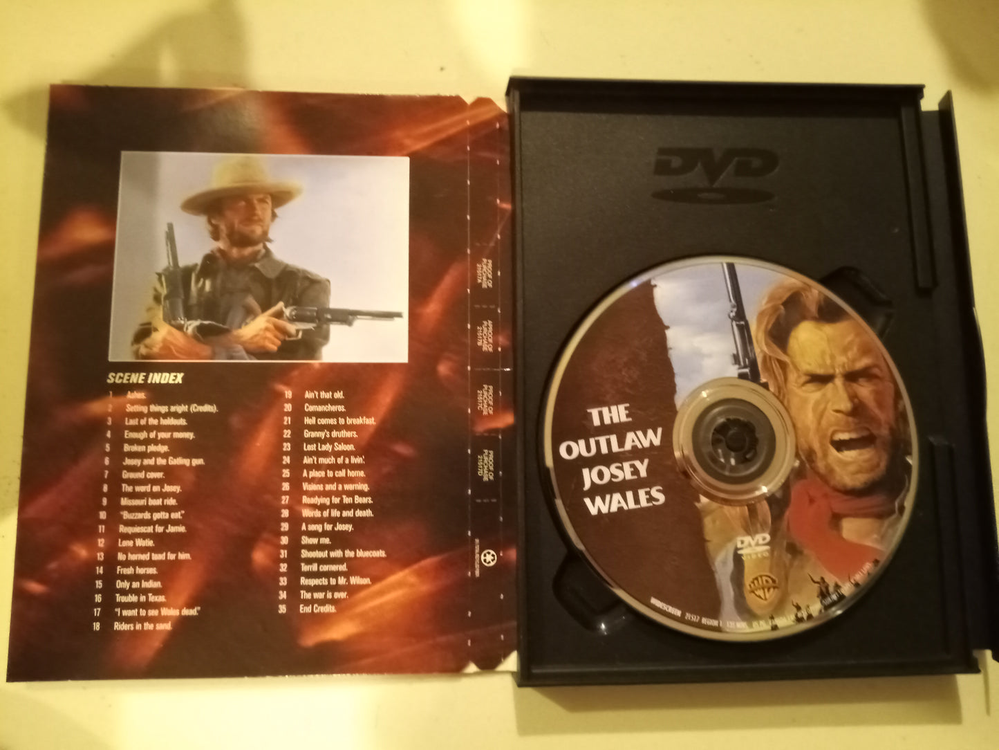 The Outlaw Josey Wales, DVD Movie, Clint Eastwood Widescreen, Rated PG, NEW/USED
