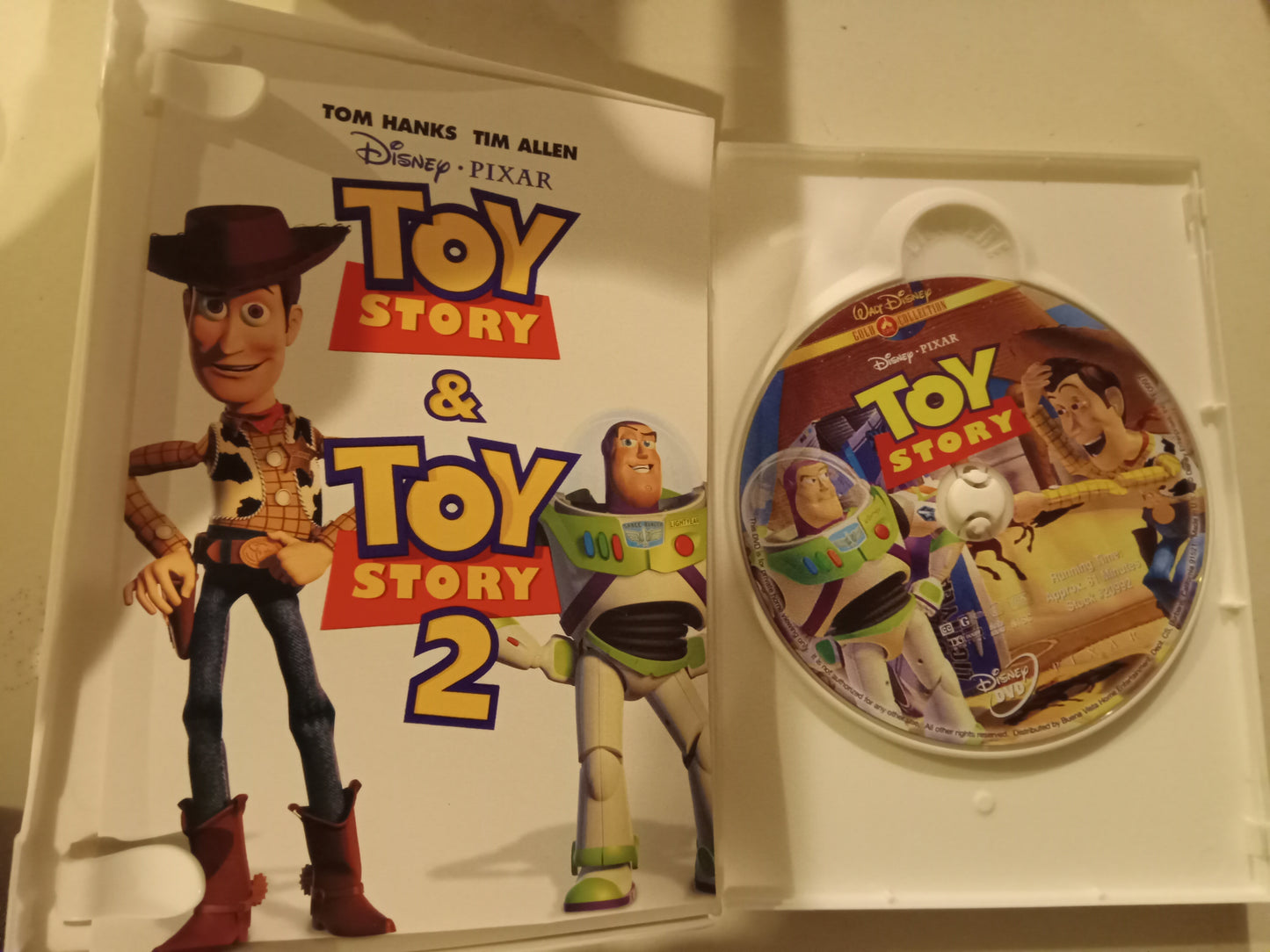 Toy Story 1 And 2, DVD Movies, Widescreen, Rated G, USED