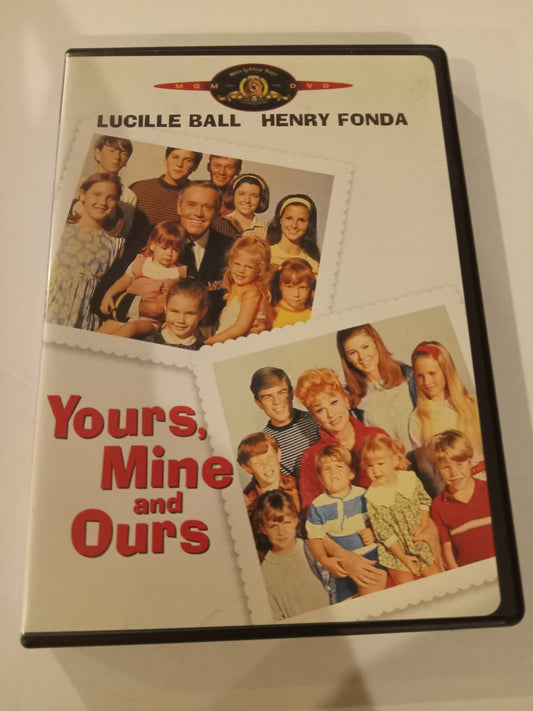 Yours Mine And Ours DVD Movie, Henry Fonda Widescreen, Not Rated, USED