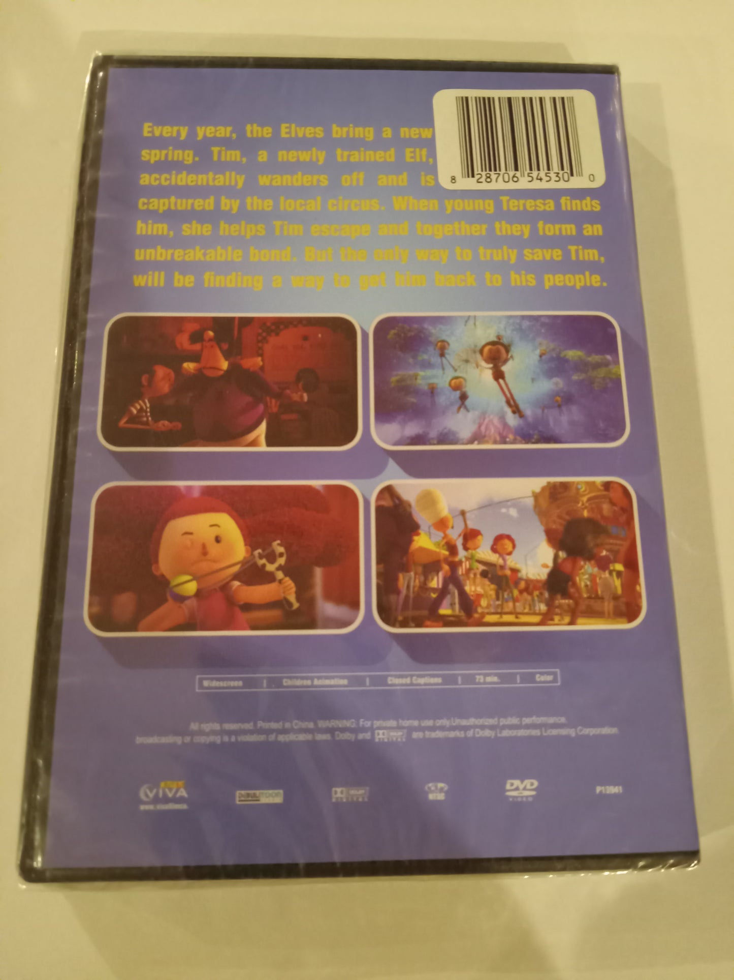 Elf On The Run DVD Movie, Widescreen, Not Rated, NEW
