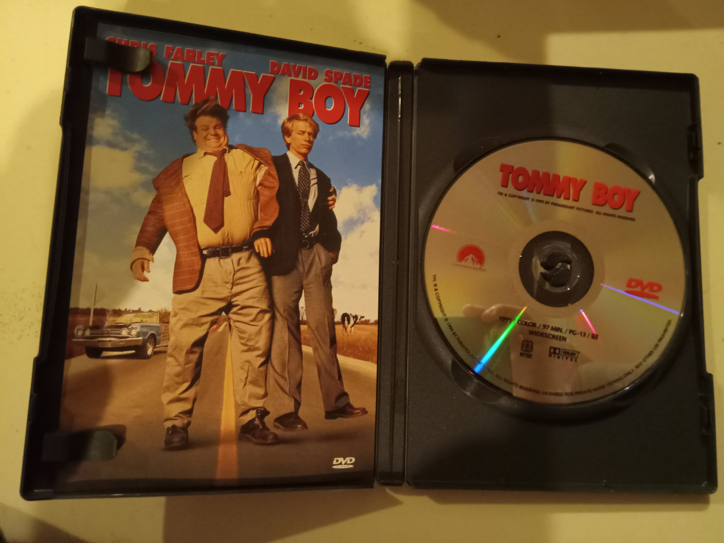 Tommy Boy, DVD Movie, Widescreen, Rated PG-13, USED