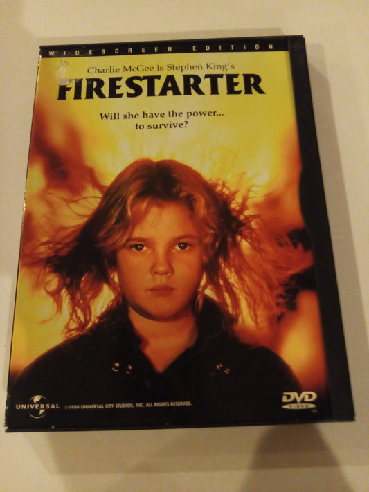 Firestarter, DVD Movie, Widescreen, Rated R, USED