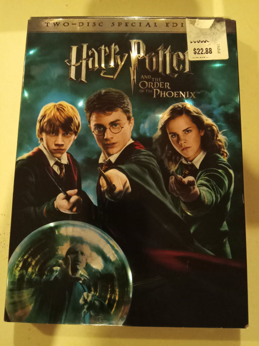 Harry Potter And The Order Of The Phoenix, DVD Movie, 2 Discs Special Ed. Widescreen, Rated PG-13, NEW/USED