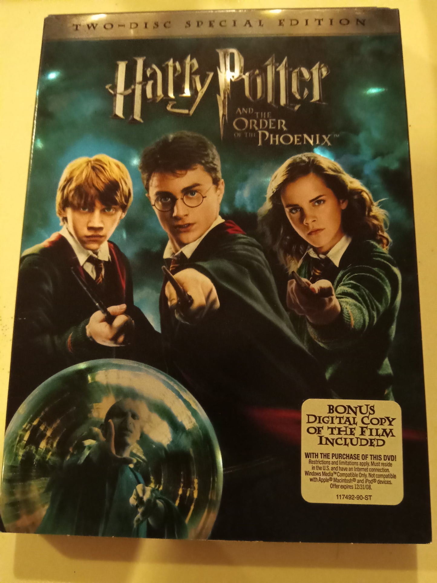 Harry Potter And The Order Of The Phoenix, DVD Movie, 2 Discs Special Ed. Widescreen, Rated PG-13, NEW/USED