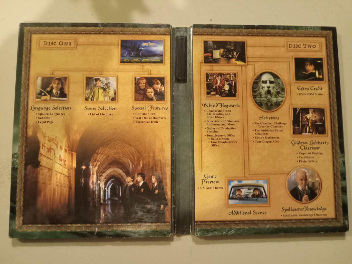 Harry Potter And The Chamber Of Secrets, DVD Movie, 2 Discs Widescreen, Rated PG, NEW/USED