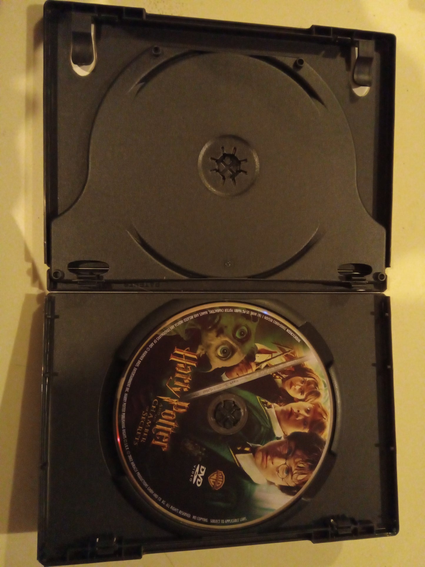Harry Potter And The Chamber Of Secrets + The Sorcerers Stone, 2 Disks, DVD Movies, Widescreen, Rated PG, USED