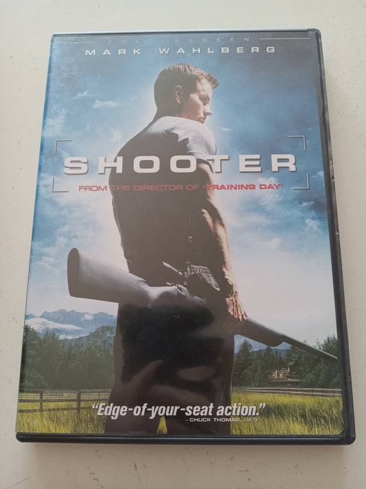 Shooter, DVD Movie, Mark Wahlberg Widescreen, Rated R, NEW/USED