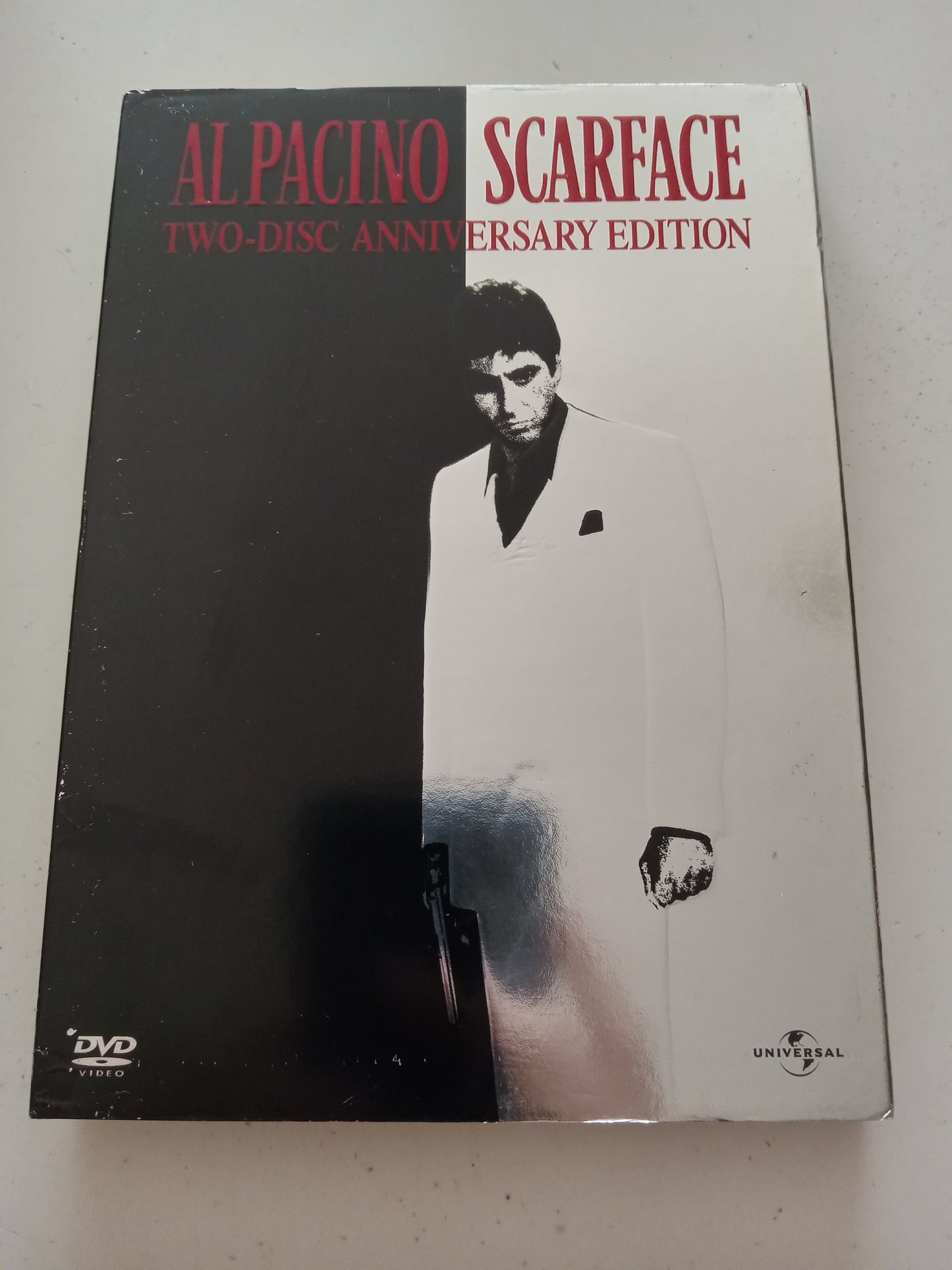 Al Pacino Scarface, 2 Disc Anniversary Edition, DVD Movie, Widescreen, Rated R, USED