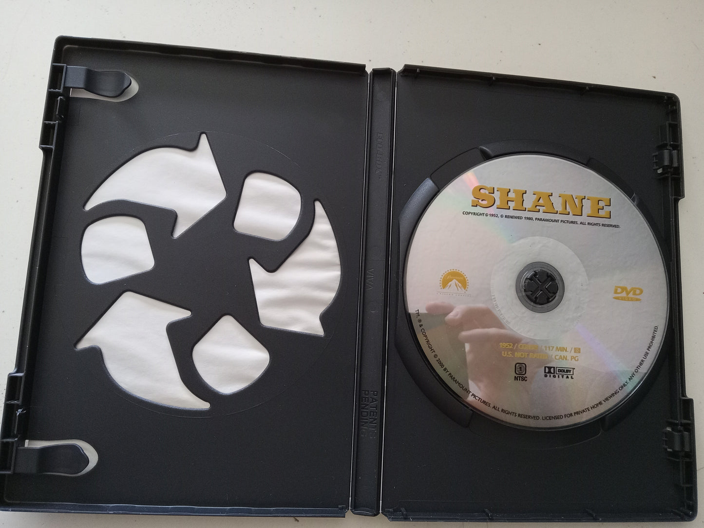 Shane, DVD Movie, Alan Ladd Fullscreen, Not Rated, USED