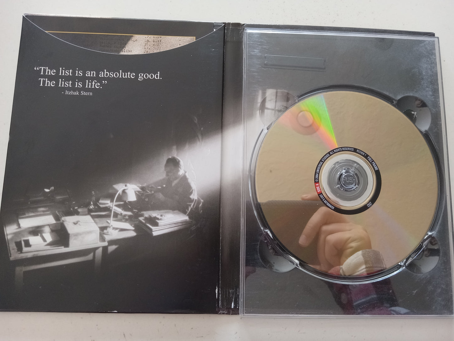 Schindler's List, DVD Movie, Fullscreen, Rated R, USED