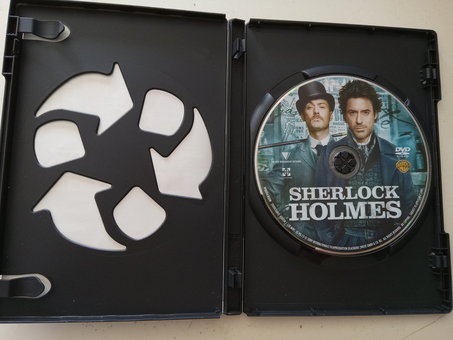 Sherlock Holmes, DVD Movie, Robert Downey Jr. Widescreen, Rated PG-13, USED