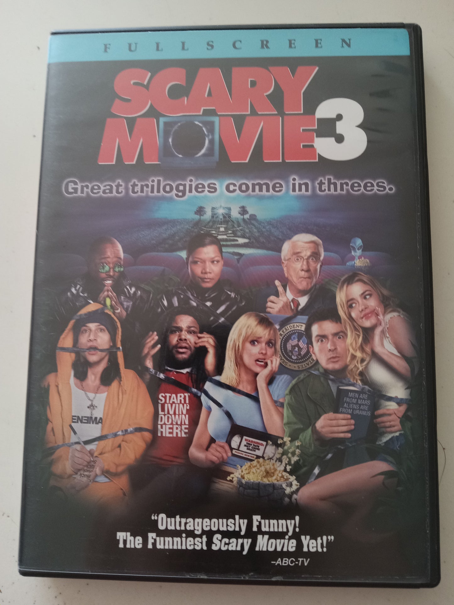 Scary Movie 3 Three, DVD Movie, Anna Faris Fullscreen, Rated PG-13, USED