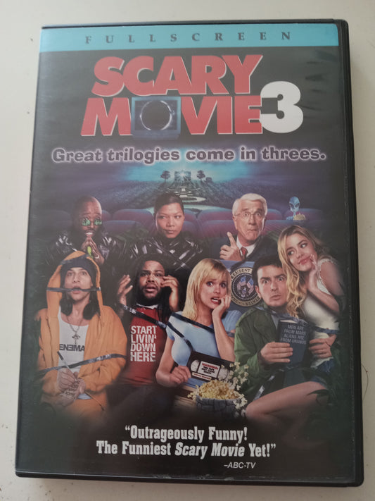 Scary Movie 3 Three, DVD Movie, Anna Faris Fullscreen, Rated PG-13, USED