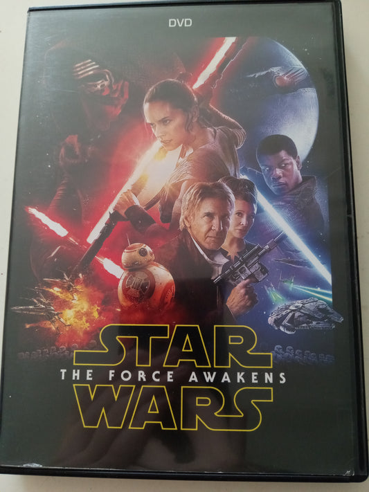 Star Wars The Force Awakens, DVD Movie, Widescreen, Rated PG-13, USED