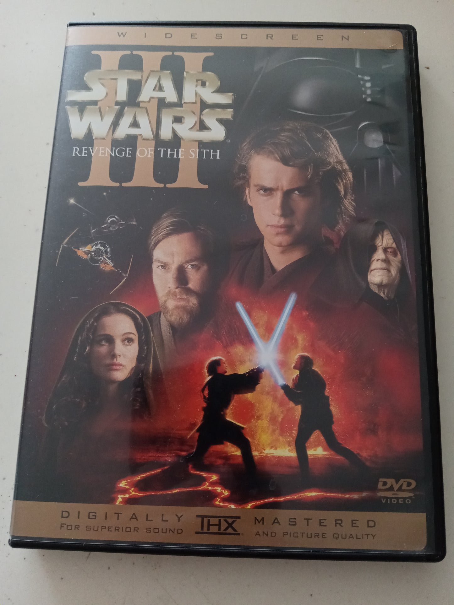 Star Wars III 3, Revenge Of The Sith, 2 Discs DVD Movie, Widescreen, Rated PG-13, USED
