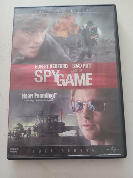 Spy Game, DVD Movie, Fullscreen, Rated R, USED
