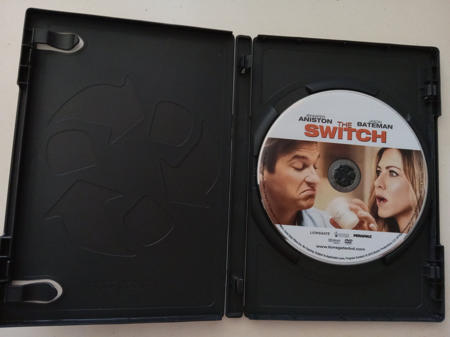 The Switch, DVD Movie, Jennifer Aniston Widescreen, Rated PG-13, USED