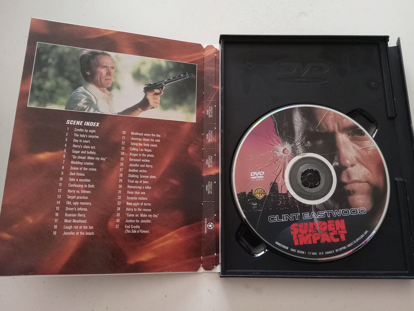 Sudden Impact, DVD Movie, Widescreen, Rated R, USED