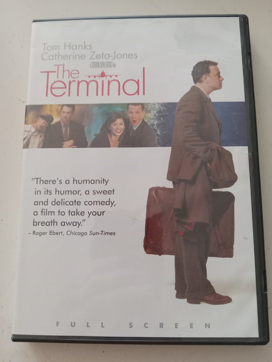 The Terminal, DVD Movie, Tom Hanks Fullscreen/Widescreen, Rated PG-13, USED