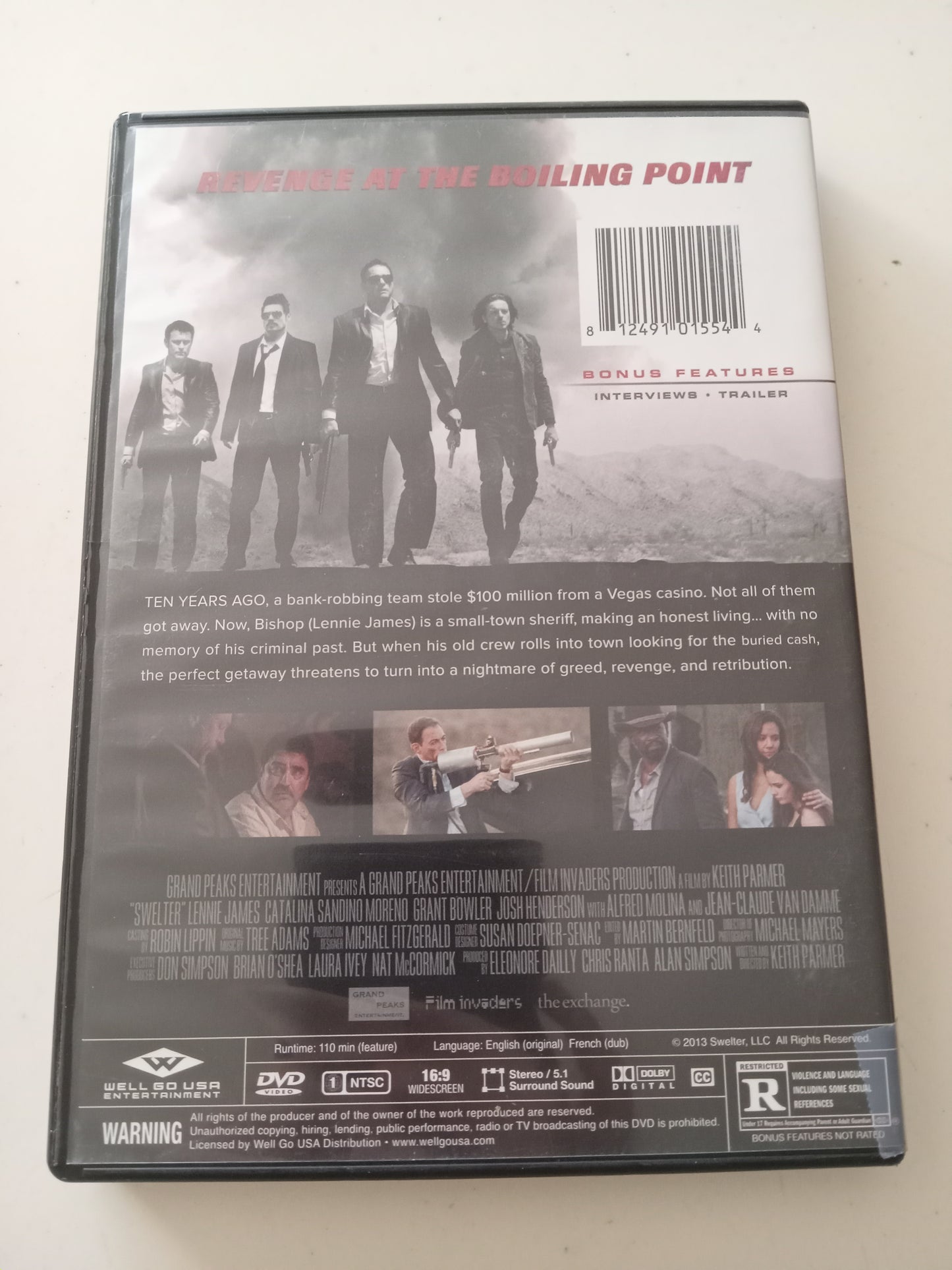 Swelter, DVD Movie, Widescreen, Rated R, USED