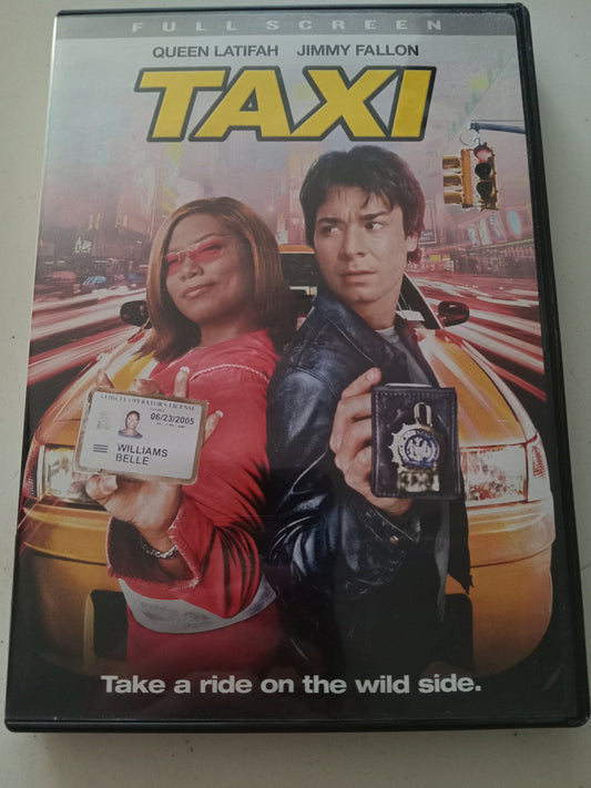 Taxi, DVD Movie, Fullscreen, Rated PG-13, USED