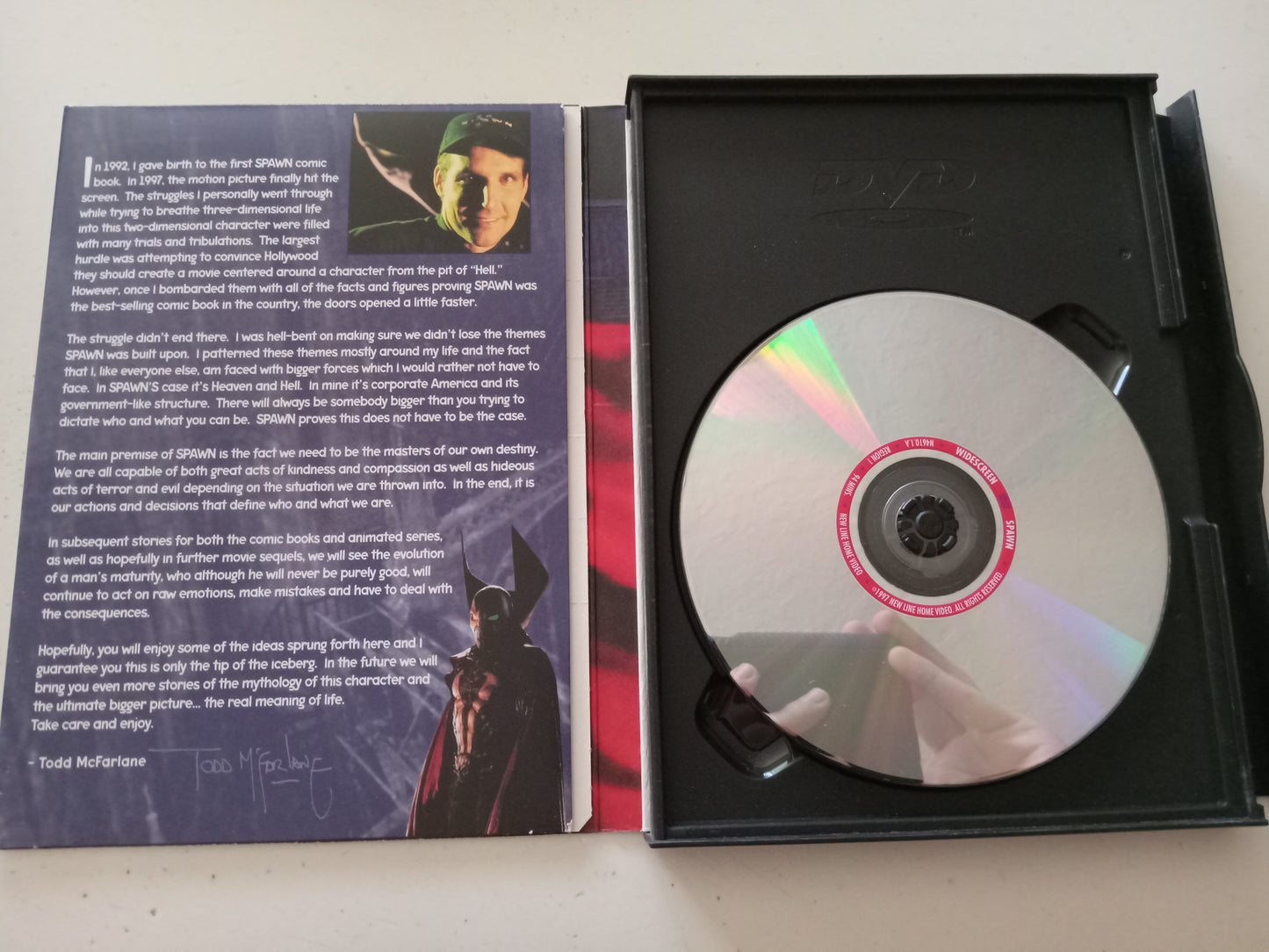 Spawn DVD Movie, Martin Sheen Widescreen, Director's Cut, Rated R, USED