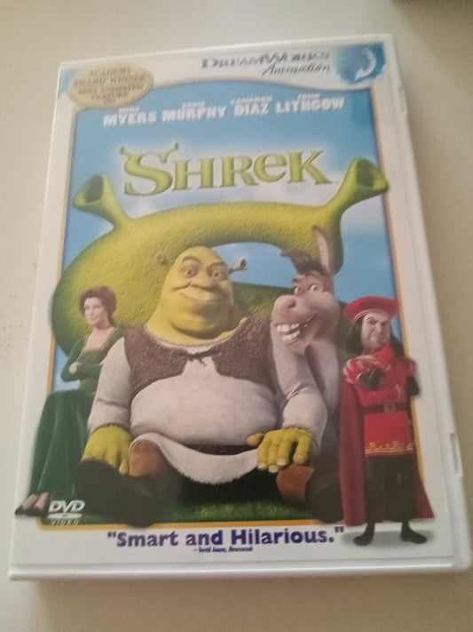 Shrek, DVD Movie, 2 Disc Special Ed. Widescreen/Fullscreen, Rated PG, USED