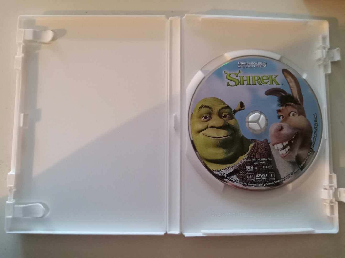 Shrek, DVD Movie, 2 Disc Special Ed. Widescreen/Fullscreen, Rated PG, USED