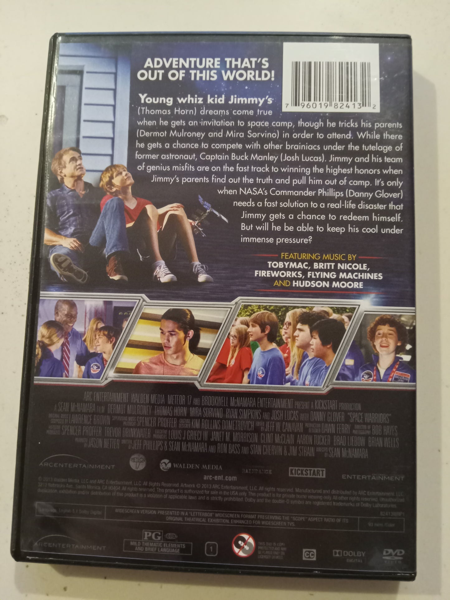 Space Warriors DVD Movie, Widescreen, Rated PG, USED