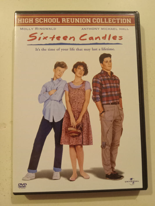 Sixteen 16 Candles, DVD Movie, Molly Ringwald Widescreen, Rated PG, USED